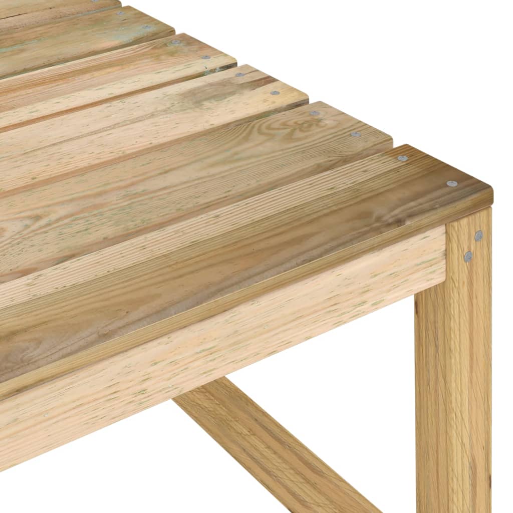 2 Piece Garden Lounge Set Green Impregnated Pinewood