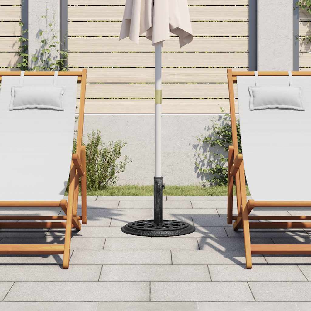 Umbrella Base Black 44x44x31 cm Cast Iron