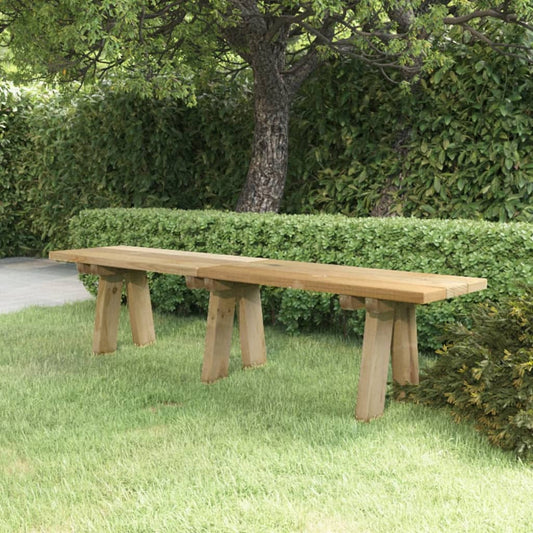 Garden Bench 160 cm Impregnated Solid Wood Pine