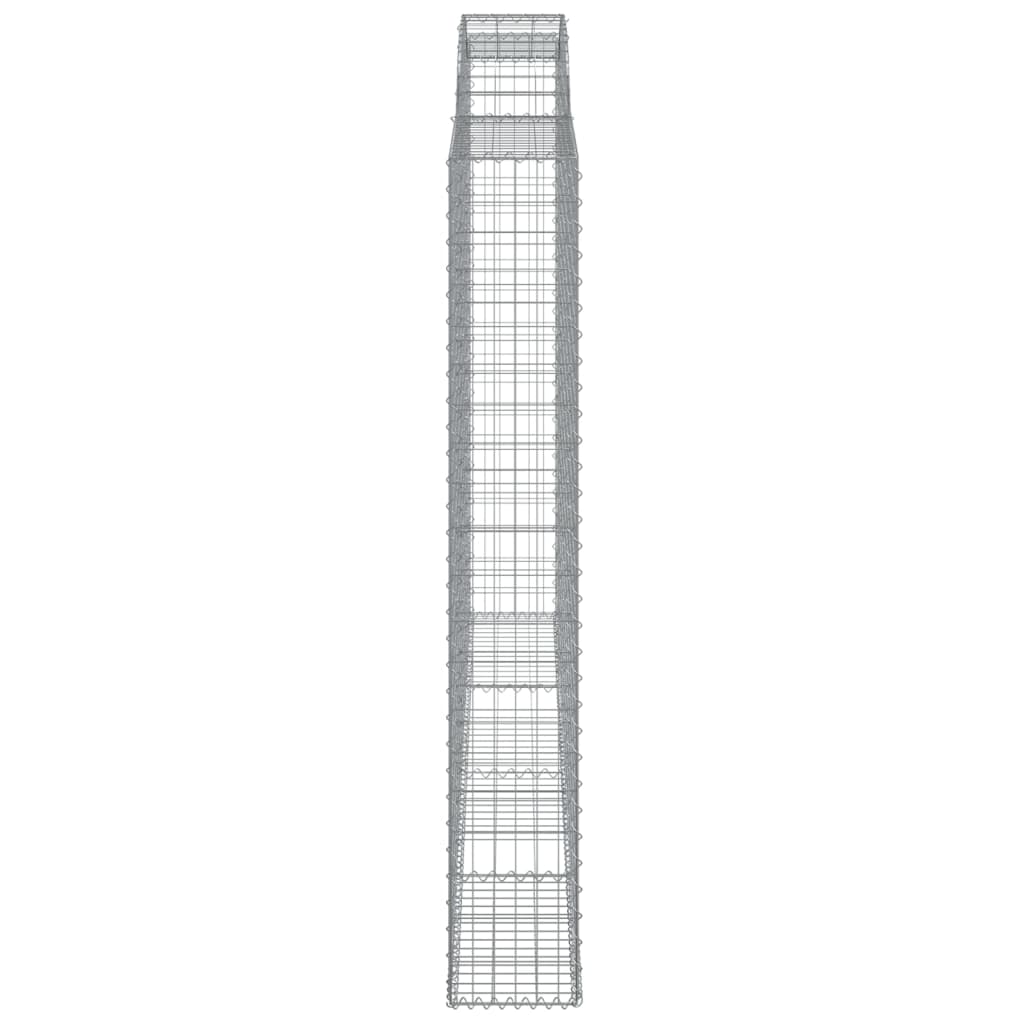 Arched Gabion Basket 300x30x200/220 cm Galvanised Iron
