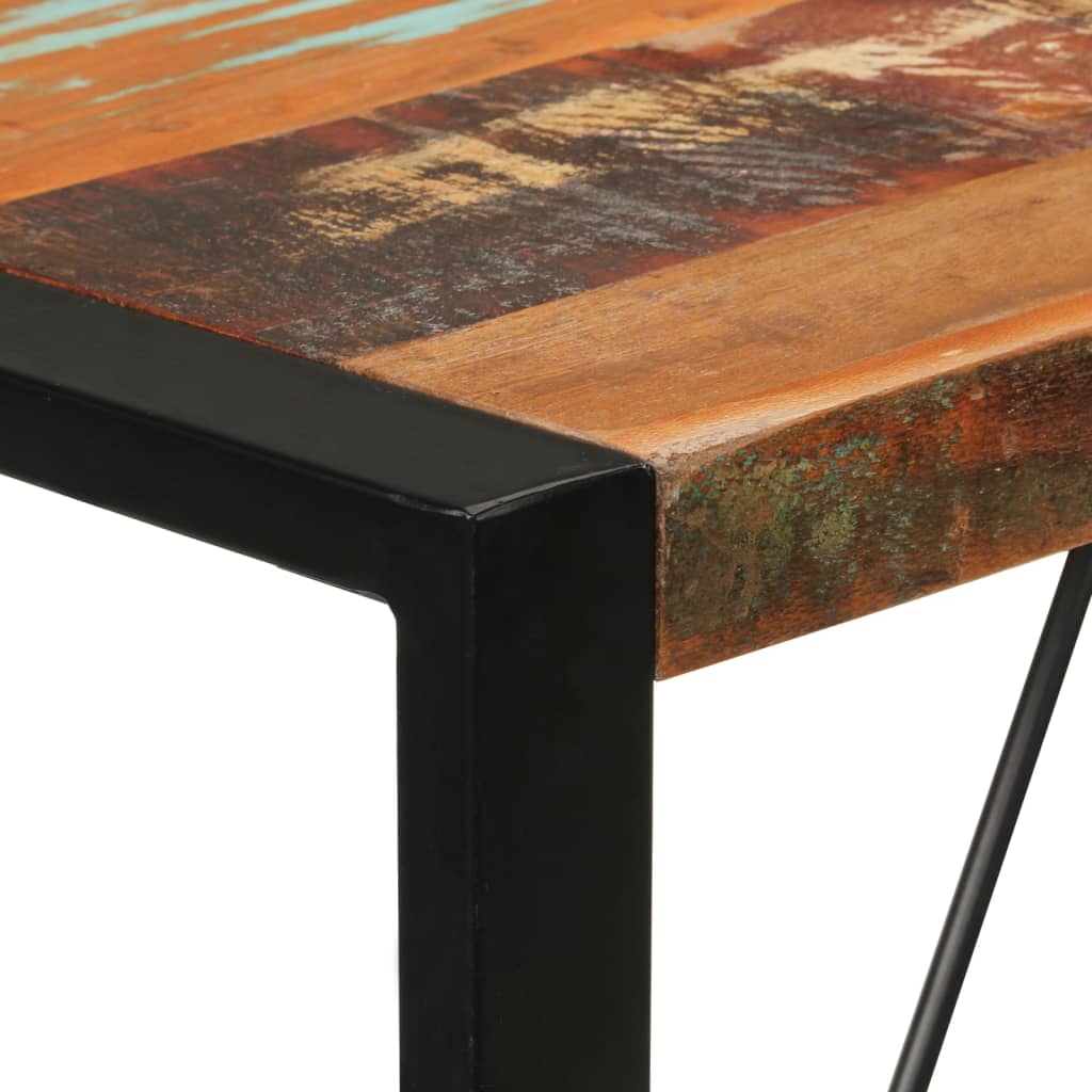 Bar Table 110x55x110 cm Solid Wood Reclaimed