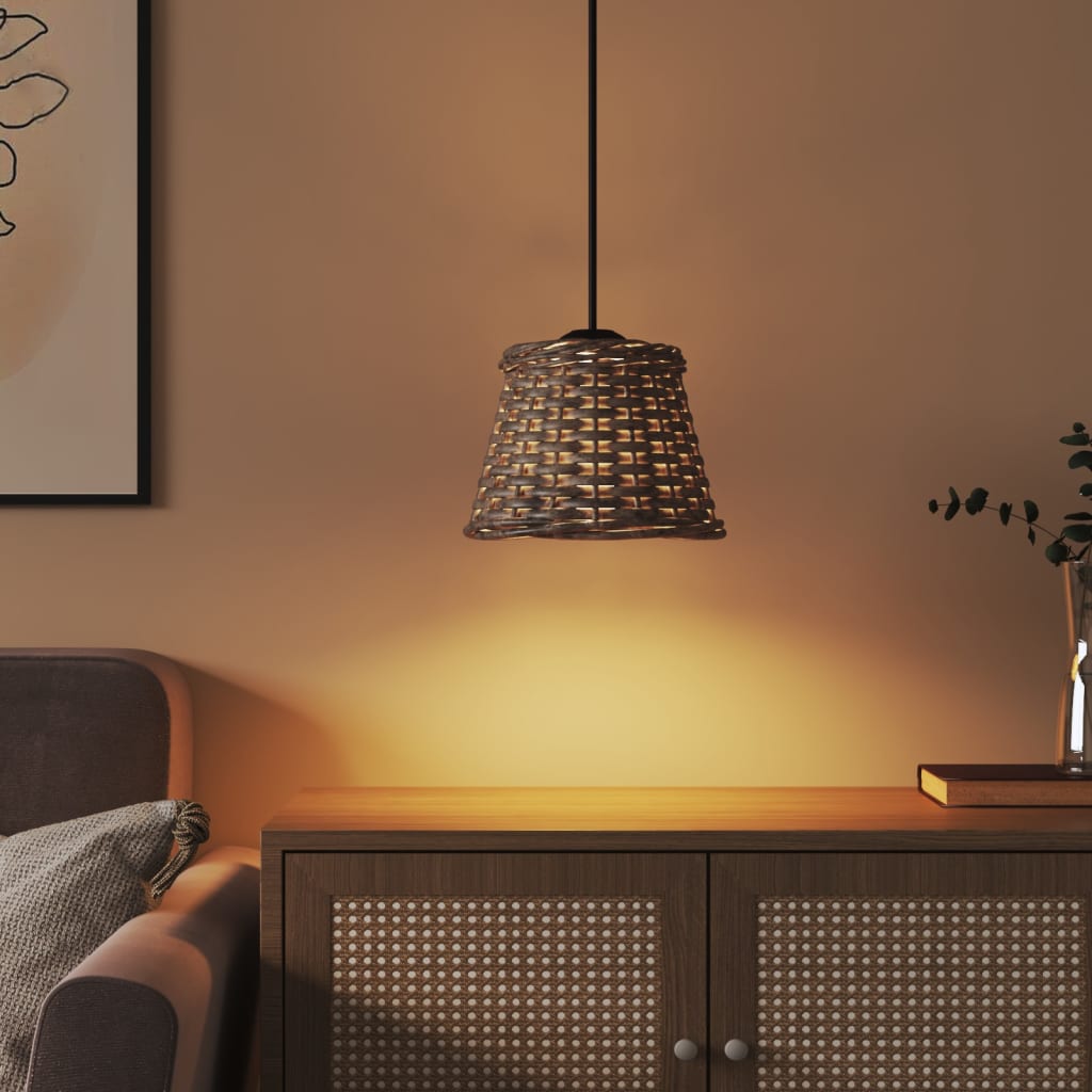 Ceiling Lamp Shade Brown Ø15x12 cm Wicker