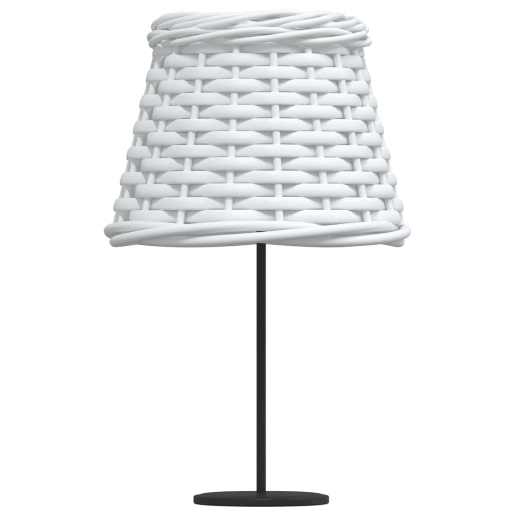 Lamp Shade White Ø15x12 cm Wicker