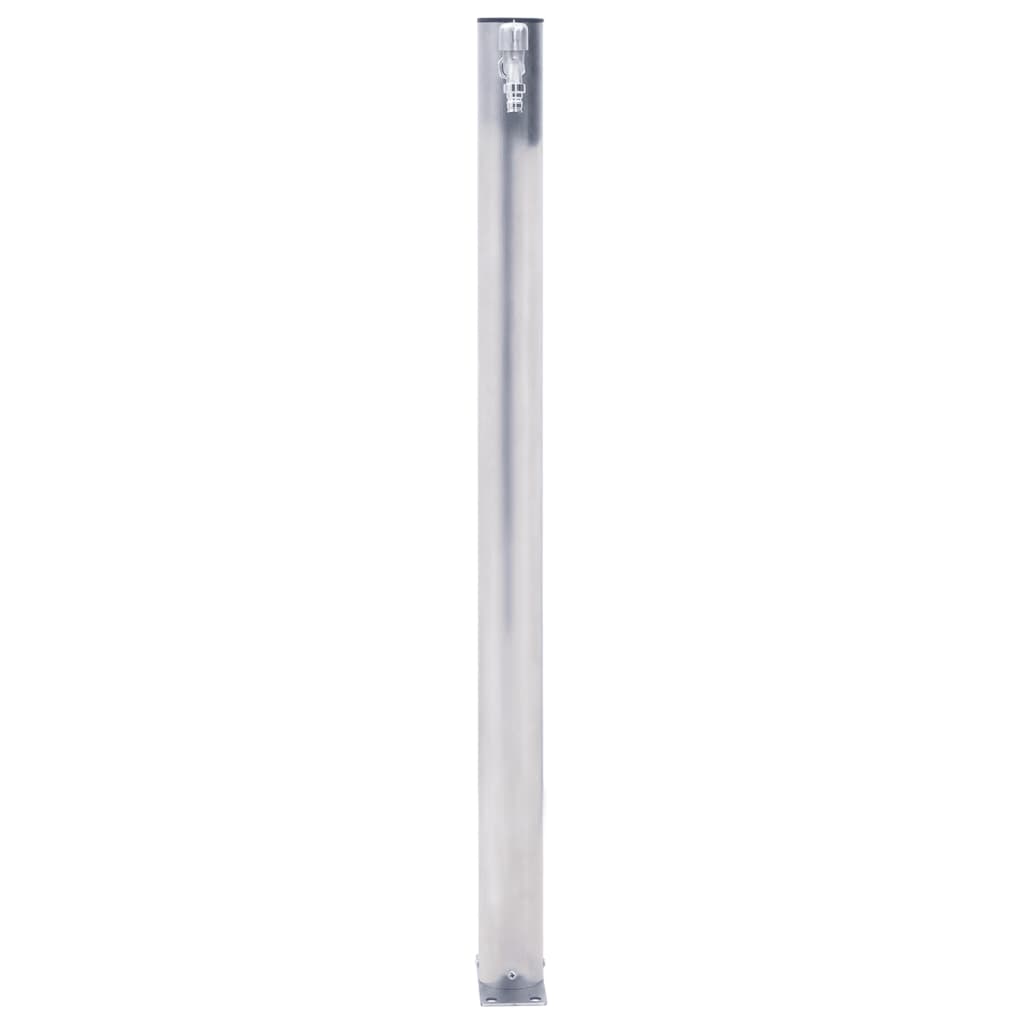 Garden Water Column 40 cm Stainless Steel Round