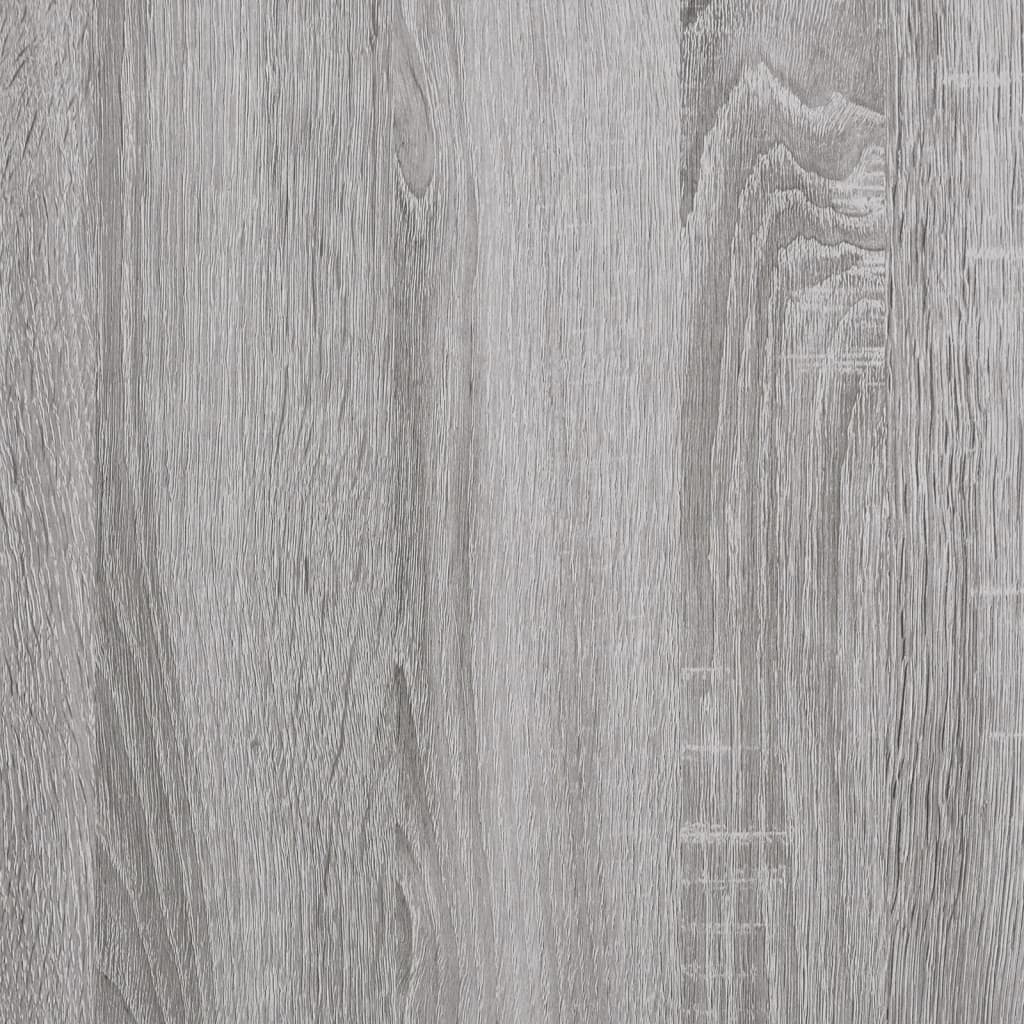 Storage Bench Grey Sonoma 42x42x46 cm Engineered Wood