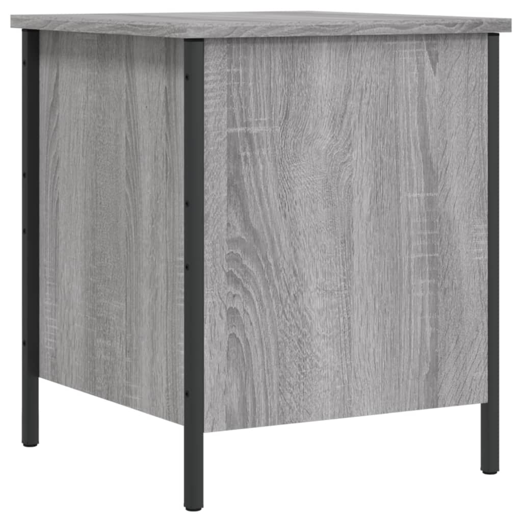 Storage Bench Grey Sonoma 40x42.5x50 cm Engineered Wood