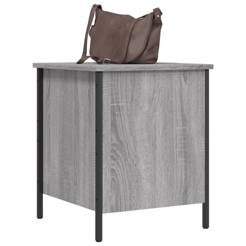Storage Bench Grey Sonoma 40x42.5x50 cm Engineered Wood