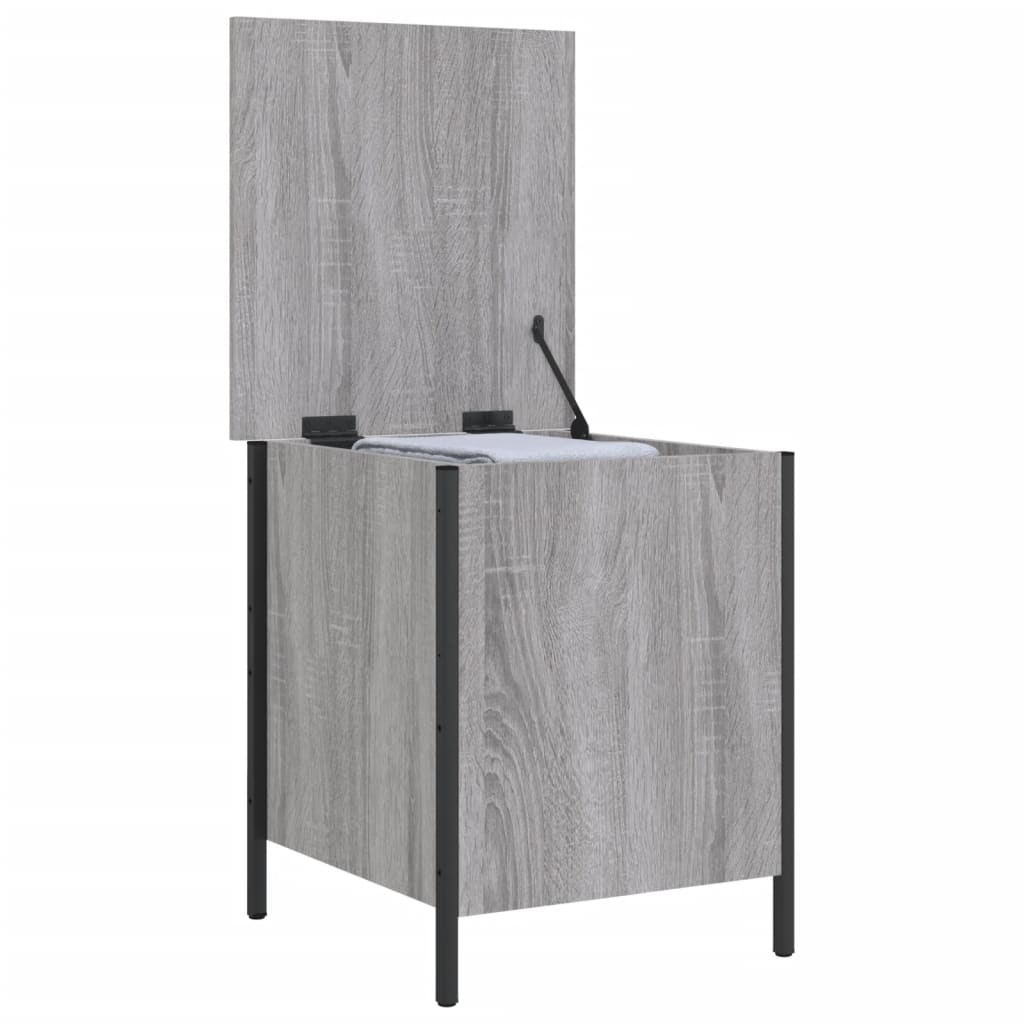 Storage Bench Grey Sonoma 40x42.5x50 cm Engineered Wood