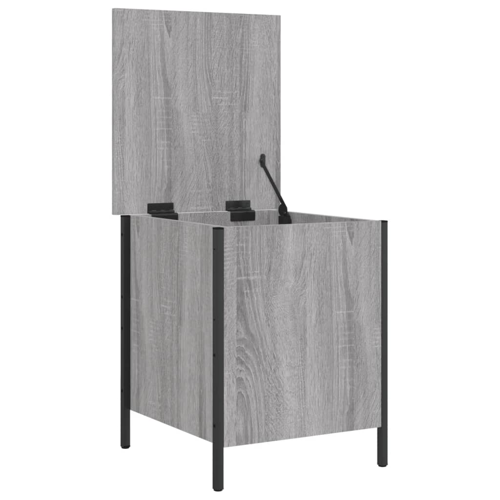 Storage Bench Grey Sonoma 40x42.5x50 cm Engineered Wood