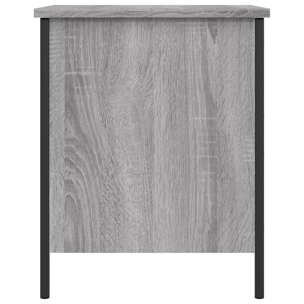 Storage Bench Grey Sonoma 40x42.5x50 cm Engineered Wood