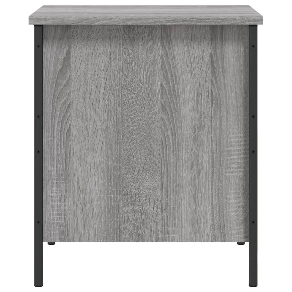 Storage Bench Grey Sonoma 40x42.5x50 cm Engineered Wood