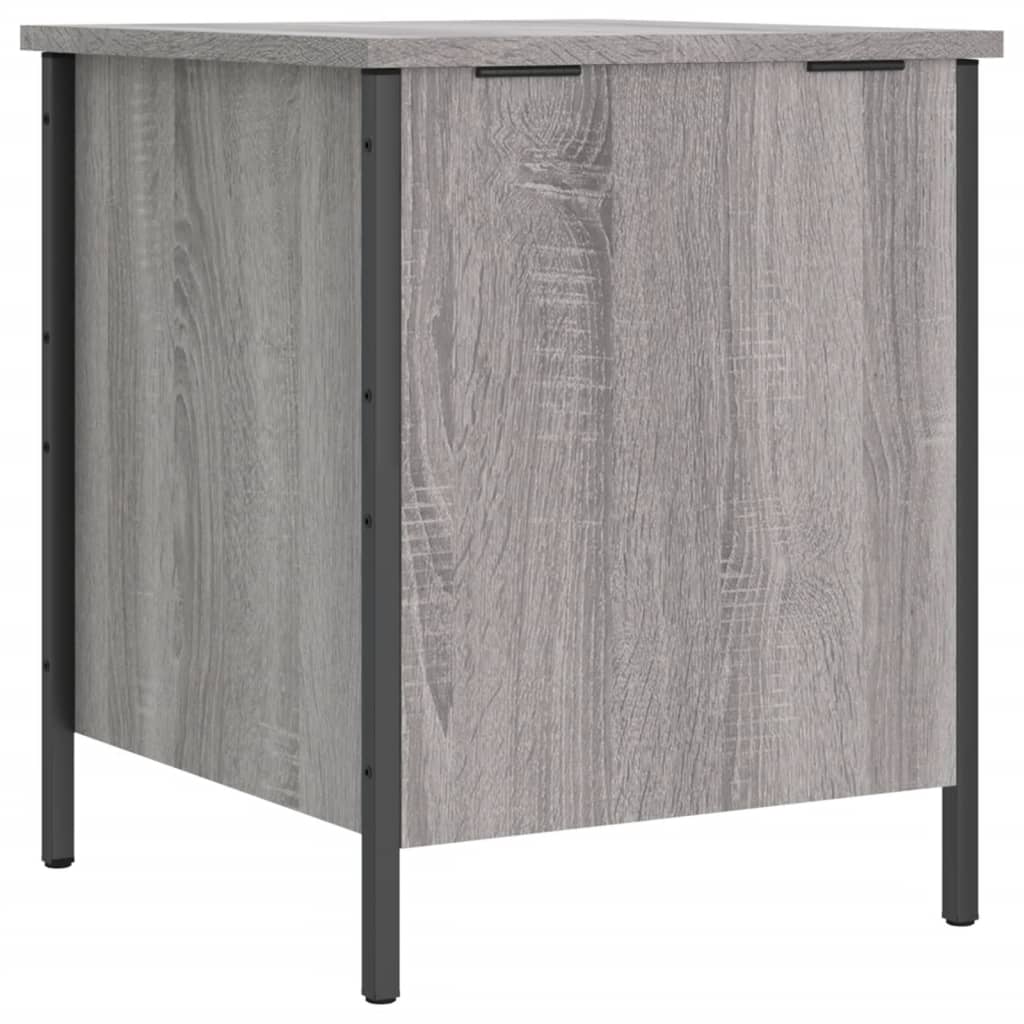 Storage Bench Grey Sonoma 40x42.5x50 cm Engineered Wood