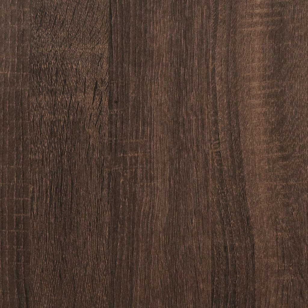 Shoe Bench Brown Oak 100x38.5x49 cm Engineered Wood