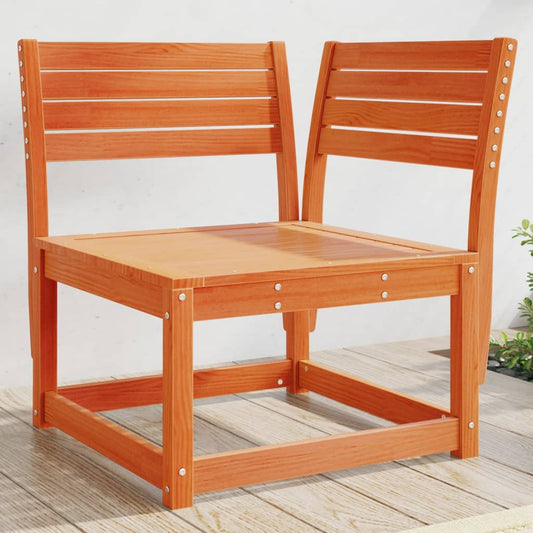 Garden Sofa Corner Wax Brown 73x73x78 cm Solid Wood Pine