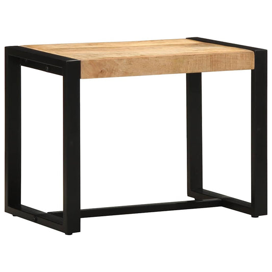 Bench 60x35x45 cm Solid Rough Wood Mango