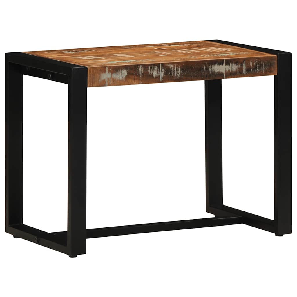 Bench Multicolour 60x35x45 cm Solid Wood Reclaimed