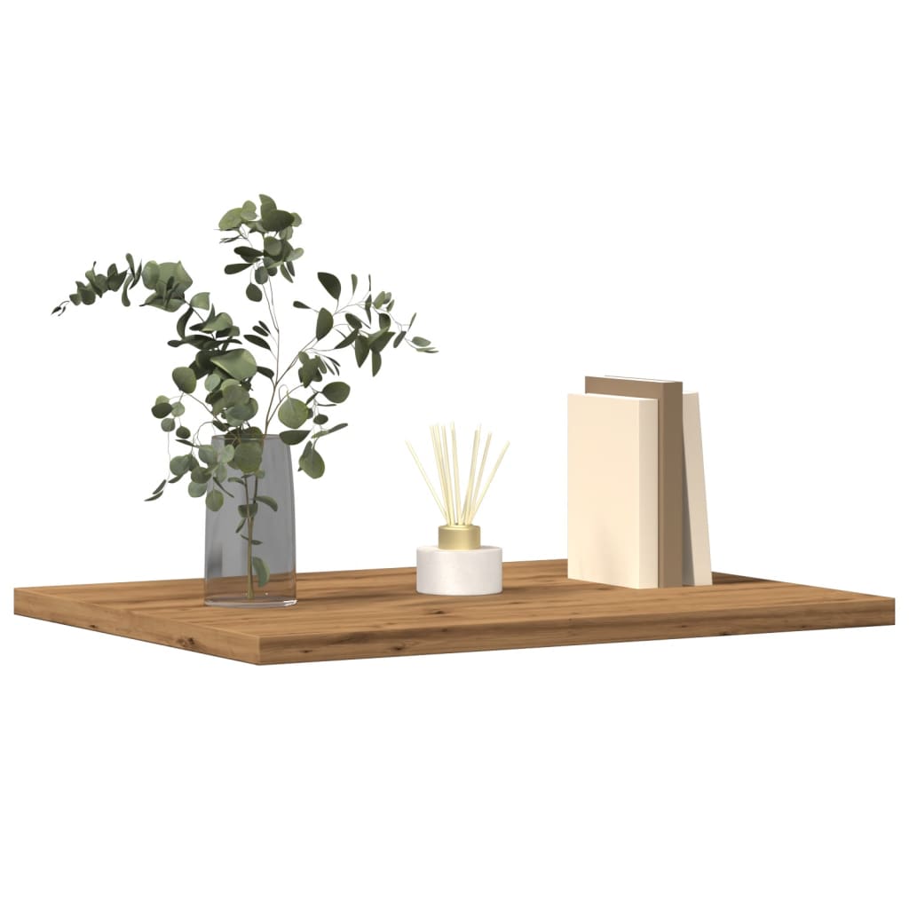 Bookshelf Boards 4 pcs Artisan Oak 40x30x1.5 cm Engineered Wood