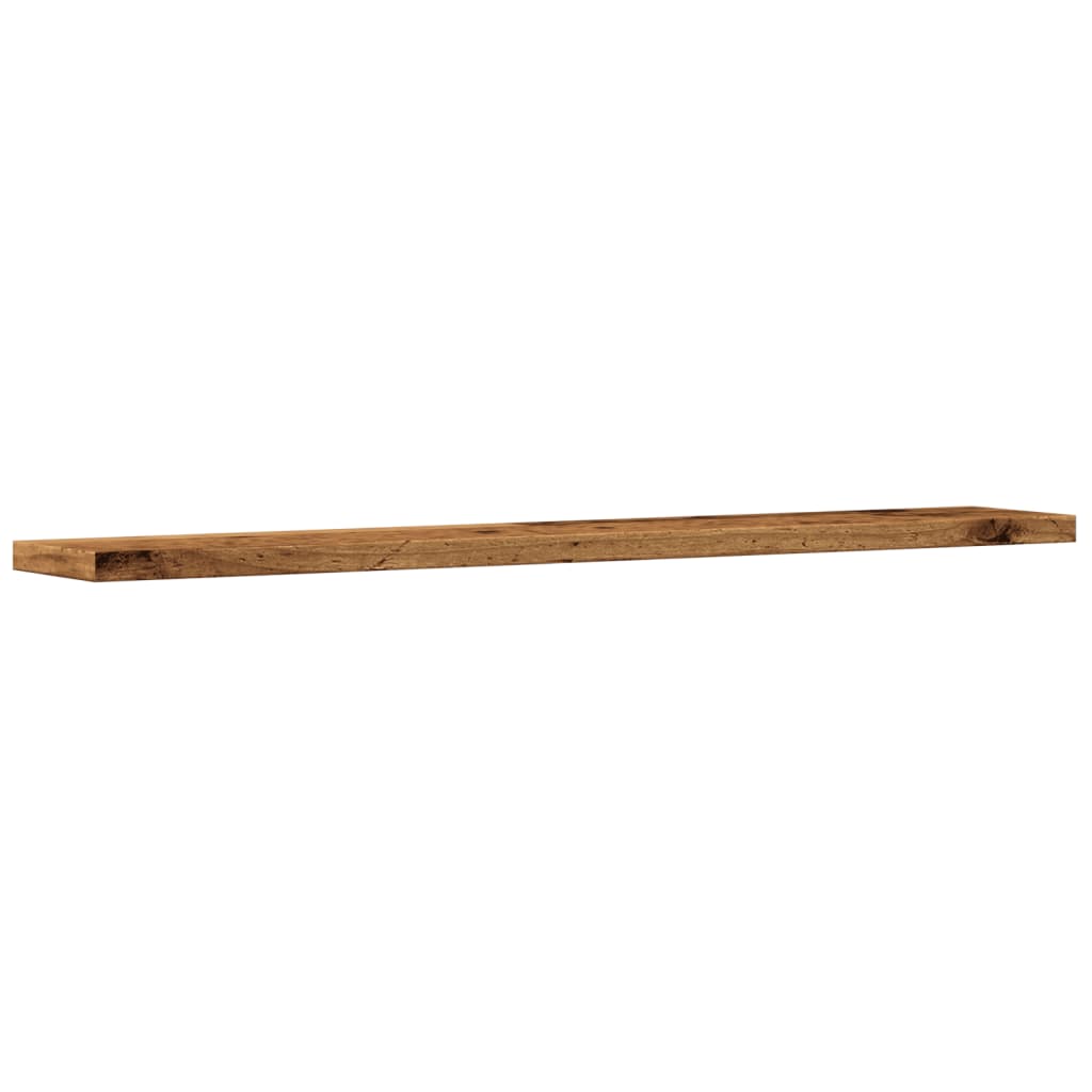 Bookshelf Boards 4 pcs Old Wood 60x10x1.5 cm Engineered Wood