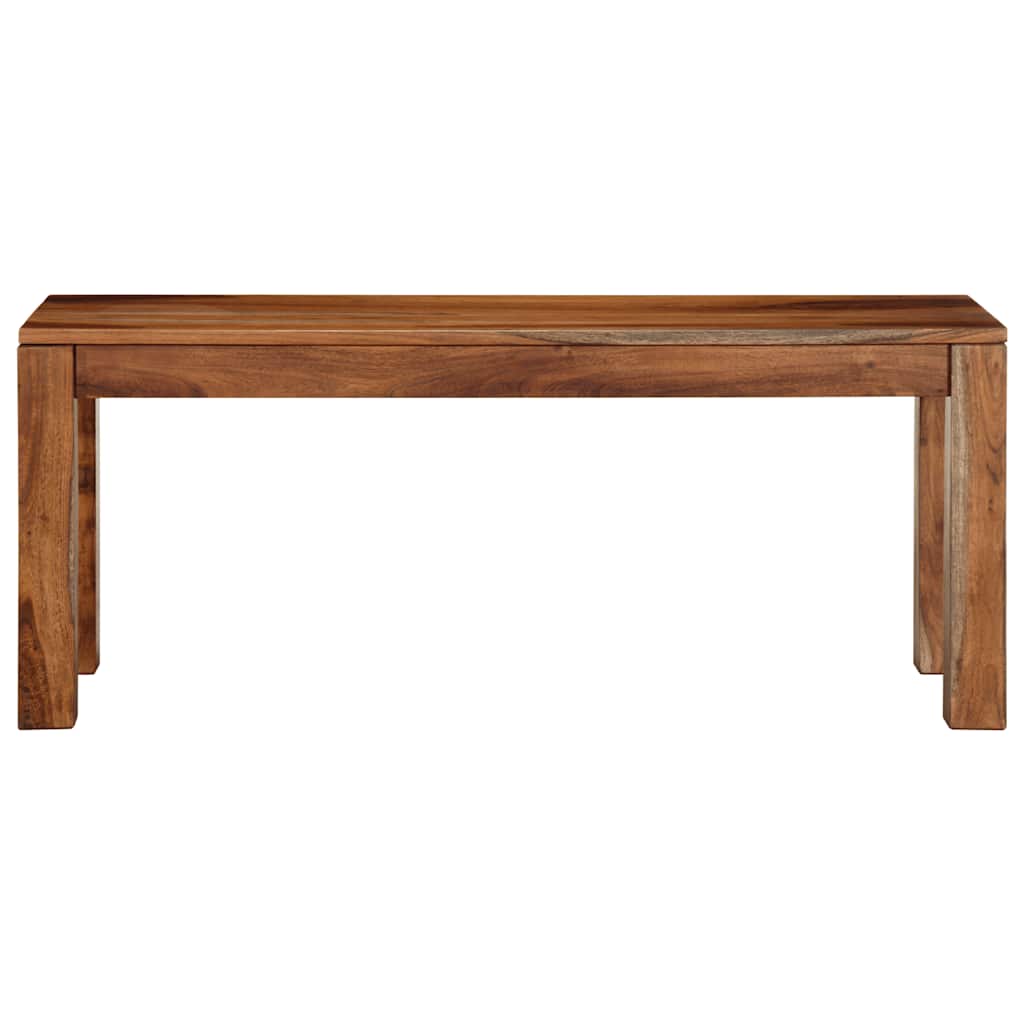 Bench 110 cm Solid Wood Acacia
