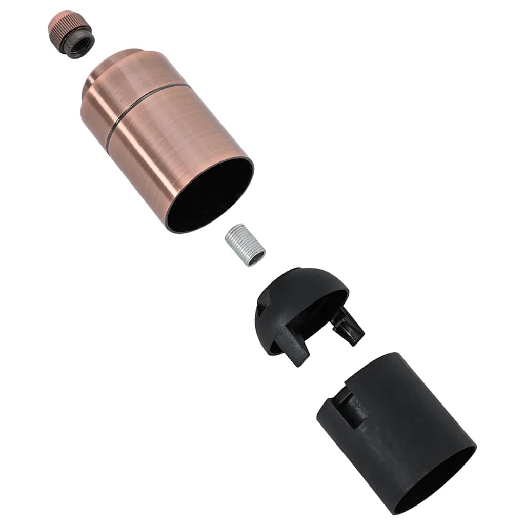 Lamp Holders 2 pcs Red Bronze E27